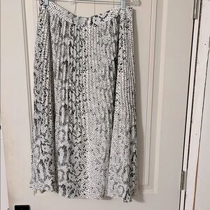 J. Crew Midi Pleated A-Line Skirt